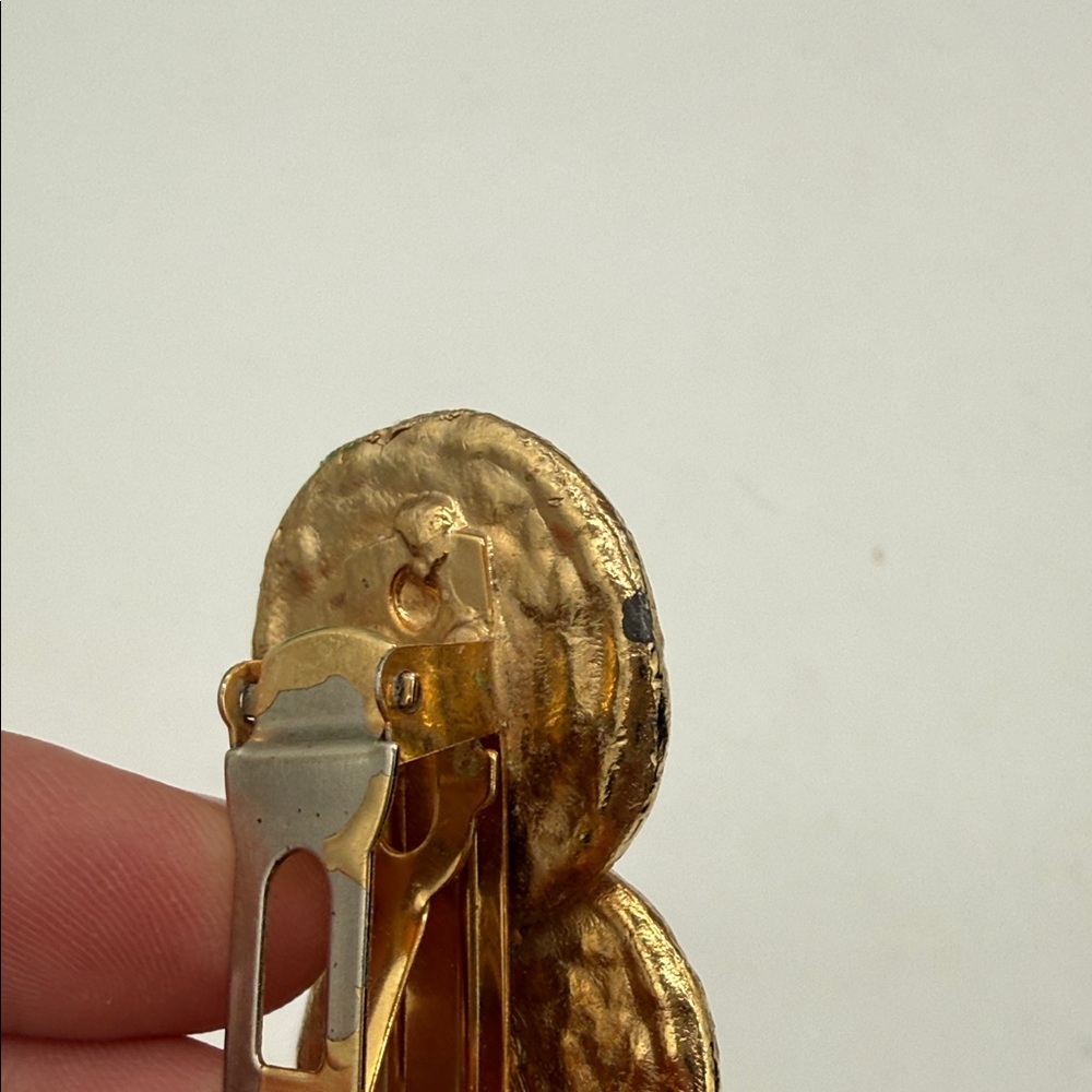 Vintage 8 Spanish/ Peru Gold Coins Hair Clip - Picture 7 of 9